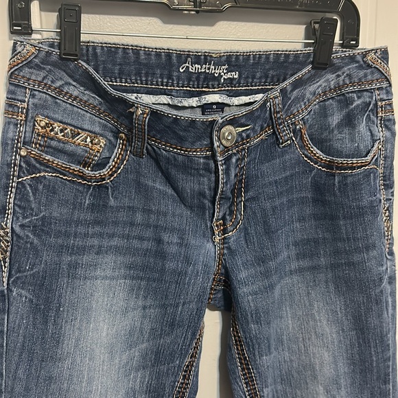 Amethyst Jeans Women's Boot Cut in Classic Blue - Picture 2 of 6